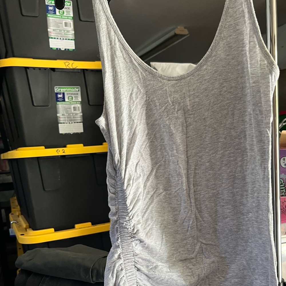 Express Light Gray Bodycon Dress